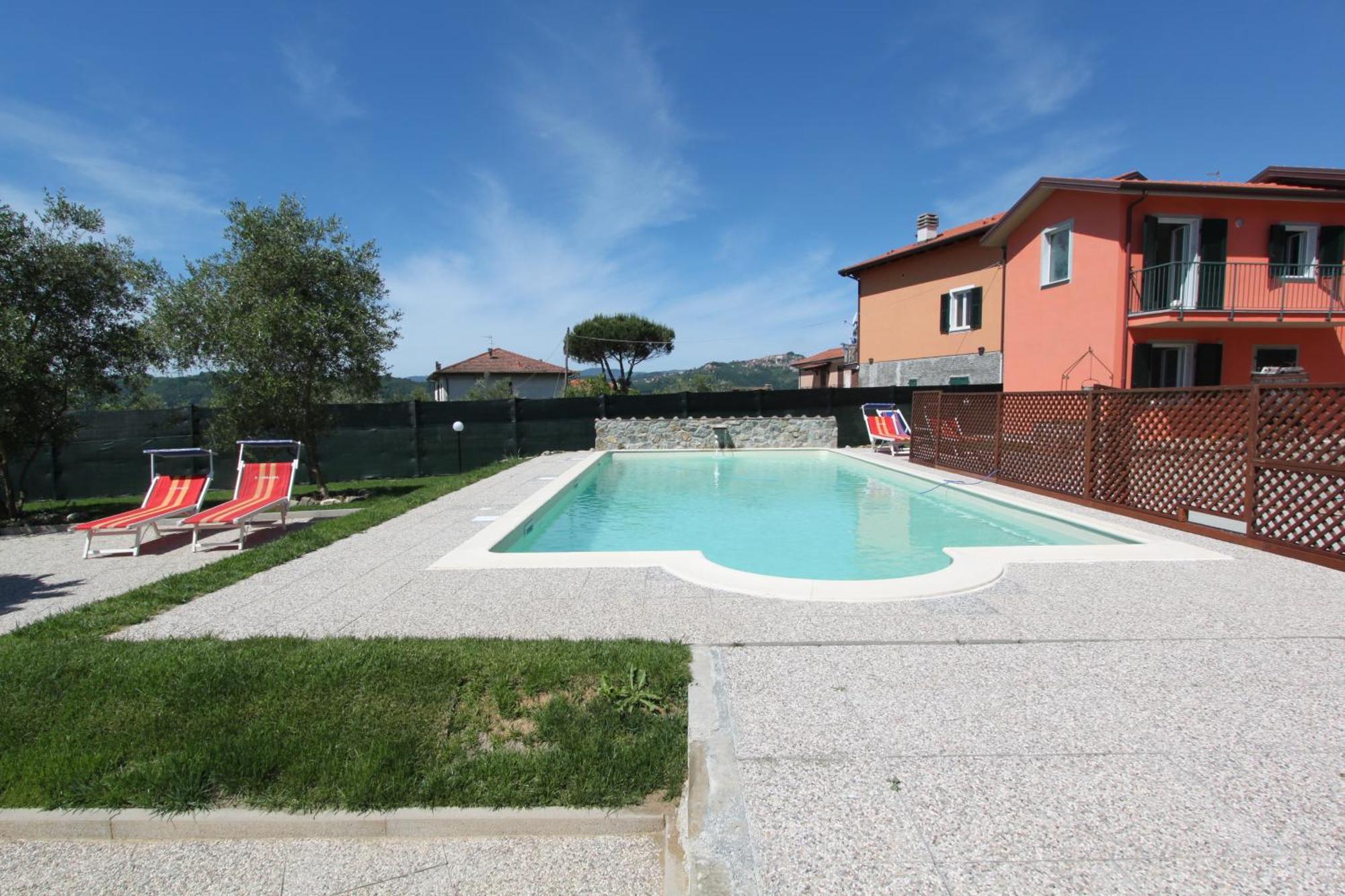 La Fonda Casa Vacanze-Appartamenti Con Piscina Santo Stefano di Magra Ngoại thất bức ảnh
